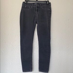 Rewash Black Skinny Jeans Smooth Denim